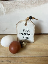 Load image into Gallery viewer, Mini Fresh Eggs Sign