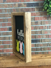 Load image into Gallery viewer, Hello Peeps Farmhouse Sign l Farmhouse Spring Decor l Spring Decor l Hello Peeps Sign l Easter Decor l Farmhouse Living Room Decor l Spring
