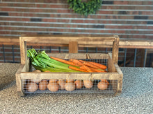 Load image into Gallery viewer, Egg Collection Basket | Fresh Egg Basket | Egg Collecting | Garden Harvest Basket | Garden Basket | Garden Hod | Produce Basket |