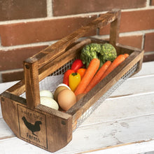 Load image into Gallery viewer, Egg Collection Basket | Fresh Egg Basket | Egg Collecting | Garden Harvest Basket | Garden Basket | Garden Hod | Produce Basket |