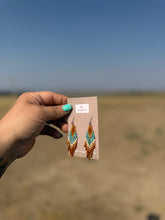 Load image into Gallery viewer, Beaded Fringe Dangle Earrings
