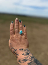 Load image into Gallery viewer, Turquoise adjustable ring
