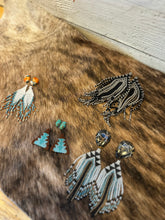 Load image into Gallery viewer, Beaded Fringe Dangle Earrings
