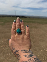 Load image into Gallery viewer, Turquoise adjustable ring
