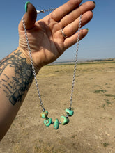 Load image into Gallery viewer, Turquoise Nugget Necklace
