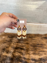 Load image into Gallery viewer, Beaded Fringe Dangle Earrings
