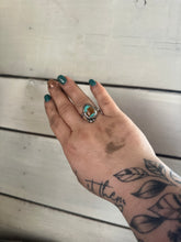 Load image into Gallery viewer, Turquoise adjustable ring
