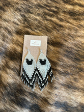Load image into Gallery viewer, Chicken Beaded Fringe Dangle Earrings

