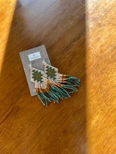 Load image into Gallery viewer, Beaded Fringe Dangle Earrings
